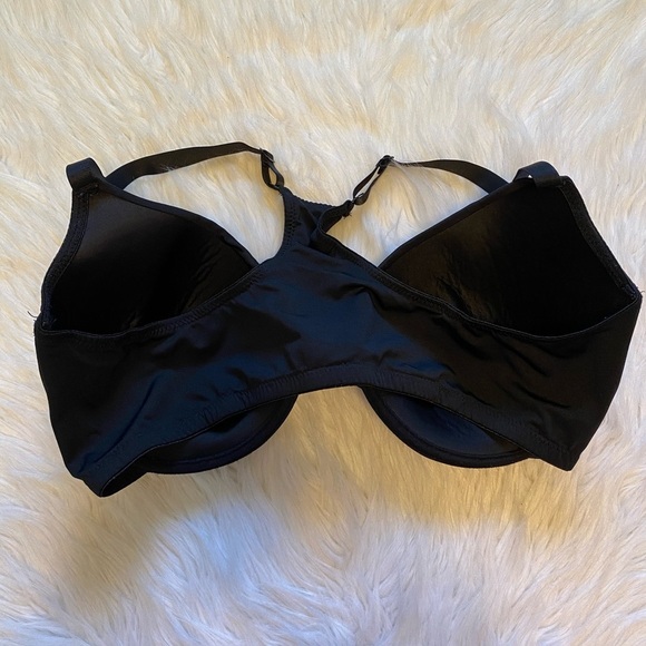 Bra Womens Size 42D Black Front‎ Closure - Picture 4 of 8